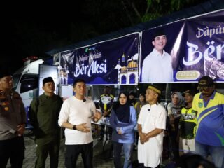 Bupati Andi Rudi Latif Sahur On The Road Sambil Salurkan Bantuan dan Pantau Pemudik