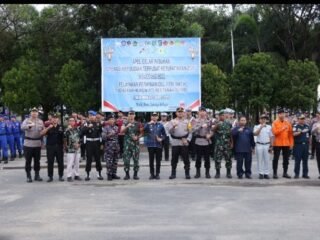 Polres Tanbu Gelar Apel Operasi Ketupat Intan 2026 Siap Amankan Amankan Mudik Dan Perayaan Idul Fitri