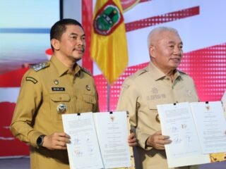 Diapresasi Gubernur Bupati Andi Rudi Inisiasi Penerangan Jalan Bypass Batulicin-Banjarbaru